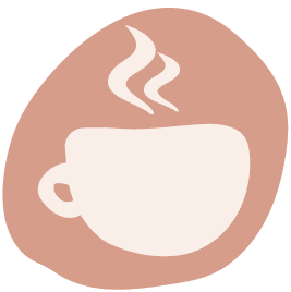 Icone de café fumant