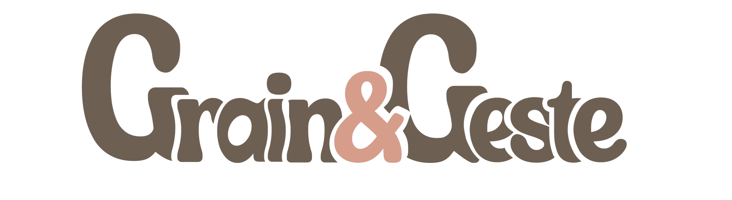 logo horizontal de Grain & Geste