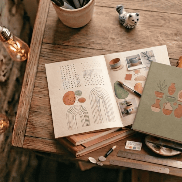 photo d'un cahier d'inspirations